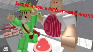 Froggy Escapes the Butcher's Shop Obby!🥩