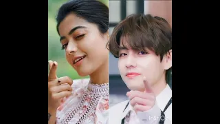 Rashmika mandanna vs BTS taehyung💜|who is your favourite?