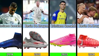 Kevin De Bruyne vs Ronaldo The Shoes They Wore Throughout Their Careers 👟⚽