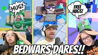 doing your dares in roblox bedwars