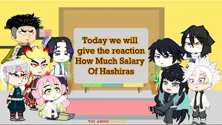 hashira React To How Much Is The Salary Of Hashira || Demon Slayer Reaction | Gacha Club Reaction