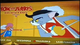 Tom and Jerry Greatest Chases Volume 3 DVD Menu