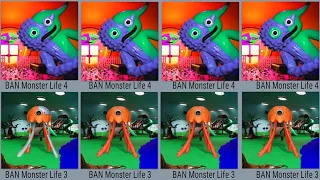 BAN Monster Life 4 Vs Ban Monster Life 3 BanBan Full Gameplay