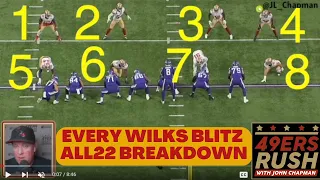 Every 49ers Blitz vs Vikings Called by Steve Wilks