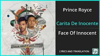 Prince Royce - Carita De Inocente Lyrics English Translation - Spanish and English Dual Lyrics