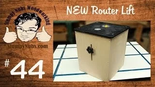 SNW44- Build your own FEATURE LOADED router lift- also works as a mini router table!