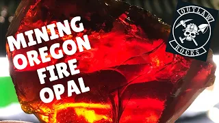 Mining Oregon Fire Opal