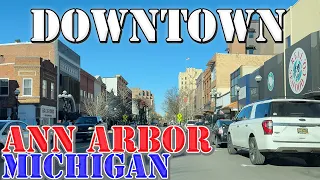 Ann Arbor - Michigan - 4K Downtown Drive