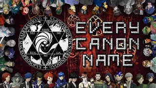 EVERY Canon Name of EVERY Megami Tensei Protagonist