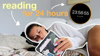 reading for 24 hours! | spoiler free reading vlog