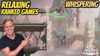 ASMR Gaming: Brawlhalla | Relaxing Ranked Online Games! - Controller Sounds & Whispering