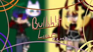 Bullshit Liar meme || Izuku Afton Au || My Au || Ft. Izuku Afton and Isabelle Schmidt