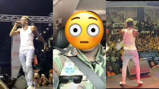 I will be@t any soldier who arrest my fans over weed-shatta wale during his performance at salafest