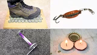 10 Bottle Cap Hacks (Metal)