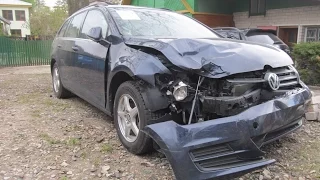 VW golf 7. Body repair. Ремонт кузова.