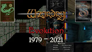 Evolution of Wizardry (1981 - 2021) Wizardry game series comparison history - retro RPG PC consoles