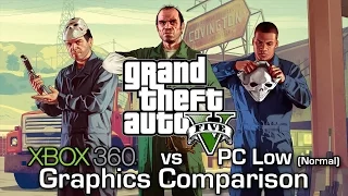 GTA V - Xbox 360 vs PC (Low) - Graphics Comparison (60 FPS)