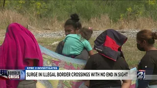 Surge in illegal border crossings with no end in sight
