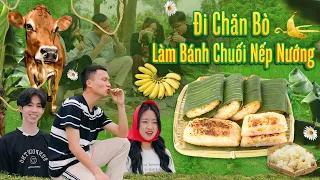 ĐI CHĂN BÒ, LÀM BÁNH CHUỐI NẾP NƯỚNG | Hai Anh Em Phần 553 | Phim Học Đường Hài Hước Gãy Media