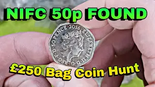 NIFC 50p FOUND £250 bag 50p rare commemorative coin hunt #7