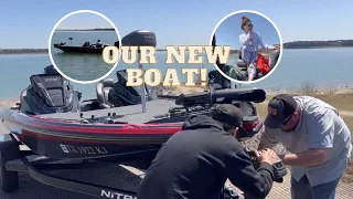 2022 Nitro Z18 bass boat 🚤 | launching our new boat yayyyy!! | DR-S FAMILY VLOGS #152