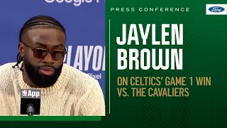 PRESS CONFERENCE: Jaylen Brown: "It's gonna tough for a team to have to beat us four times"