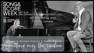 Katharine McPhee Foster & David Foster at David Foster Master Class in Toronto (23 September 2022)