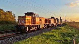 Trains TRANSILIEN TER FRET Passage à Niveau NANTEUIL-LE-HAUDOUIN