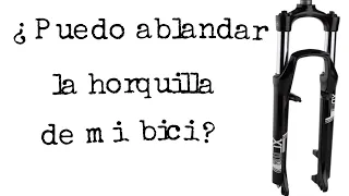Truco para ablandar un horquilla de muelles de bici