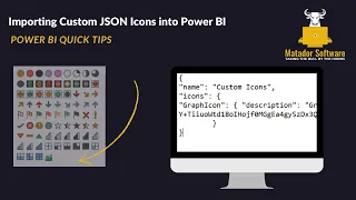 Importing Custom JSON Icons into Power BI | Improve Your Conditional Formatting #data