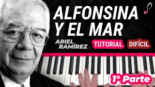 Alfonsina y el mar (Ariel Ramírez) - Parte 1/2 - Piano tutorial y partitura