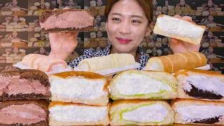 🍞입안에서 사르르🍔부드러운 소리에 빠져드는 크림 먹방 모아보기✨Cream dessert Collection ASMR Mukbang