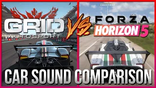 WHICH GAME SOUNDS BETTER? | Forza Horizon 5 VS Grid Autosport Car Sound Comparison