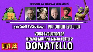 Voice Evolution of TMNT's DONATELLO Compared & Explained - 37 Years | CARTOON EVOLUTION