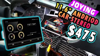 JOYING 11.6 Inch Car Stereo Android Install and Review