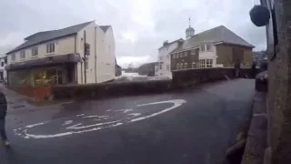 April 2016 storm Newlyn/Penzance Cornwall