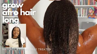 simple way to grow hair long - The Crown & Glory Method for fast hair growth & length retention