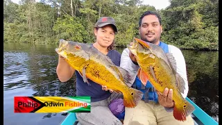 Casava Bread Making And Catching Giant Peacockbass in Region 1 Guyana.