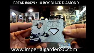 BREAK #4429 : 10 BOX 2023-24 #upperdeck BLACK DIAMOND NHL HOCKEY BOX CASE BREAK