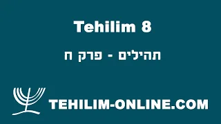 Tehilim 8 - תהלים ח