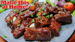 Tasty! SECRET to a Delicious Pork RIBS recipe that melts in your mouth 💯 SIMPLE WAY to COOK Pork rib