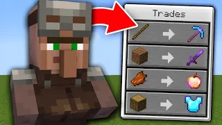 Minecraft, But Villager Trade OP items || Minecraft Mods || Minecraft gameplay