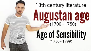 augustan age (neo-Classical age) | age of sensibility |  age of Samuel Johnson 18th century poets