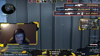 Navi S1mple FPL Faceit Dust 2 vs Xyp9x Astralis - CSGO Twitch Clips