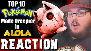 Top 10 Pokemon Made Creepier By Alolan Pokedex Entries (By Creeps Plays) REACTION!!!