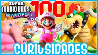 100 CURIOSIDADES - PERSONAJES SUPER MARIO BROS WONDER (Luigi, Peach, Daisy, Toad, Yoshi) | N Deluxe