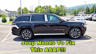 Major Flaw!!! I Can't Believe Jeep Did This With The 2021 Jeep Grand Cherokee L Overland 7 Seater...