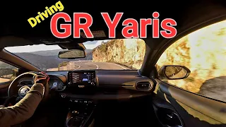 Driving Toyota GR Yaris 🔰 Road full of curves