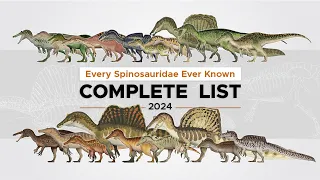 Every Spinosaurid, explained.