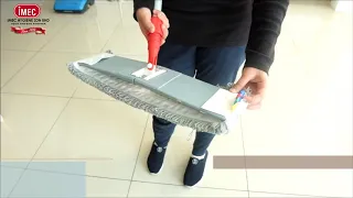 Multipurpose Mop - IMEC Microfiber Flat Mop Can Be Used at Floor, Window, Wall